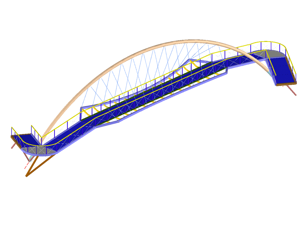 Győrszentiván pedestrian bridge