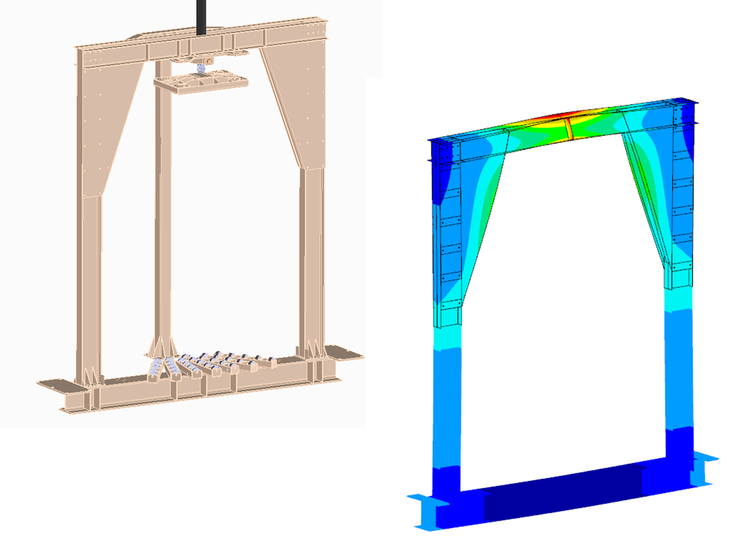 Press frame