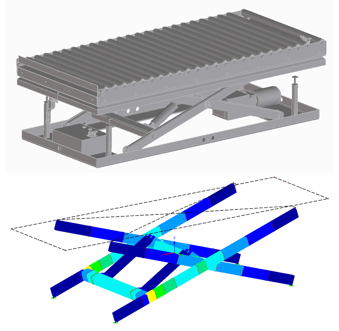 Lift table - 300 kg - 700 mm